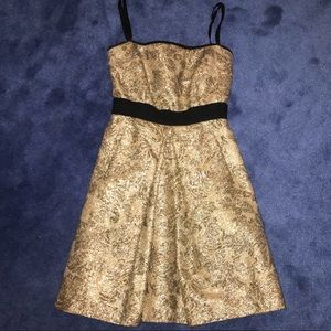 Authentic Dolce & Gabbana Gold Dress WITH POCKETS